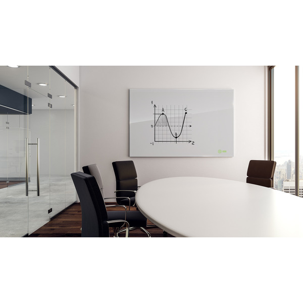 Доска стеклянная Cactus CS-GBD-65x100-WT