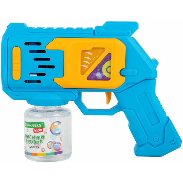 Генератор мыльных пузырей BRAUBERG Бластер с баком и подсветкой 665147