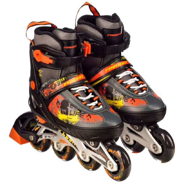 Роликовые коньки FAVORIT PW-153B-10BK-S