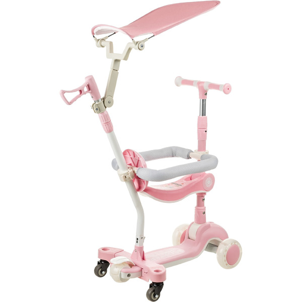 Самокат детский Ricos T-Rex JSCML603B (белый/розовый)