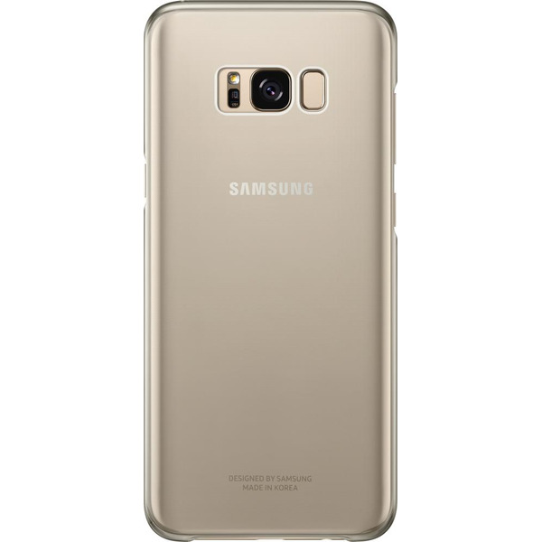 Чехол SAMSUNG Clear Cover Gold для Galaxy S8+ G955 (EF-QG955CFEGRU)