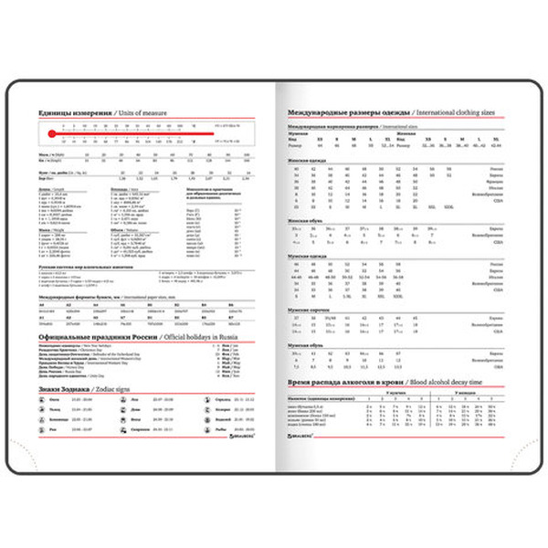 Ежедневник BRAUBERG недатированный Magnetic X 113281 (красный)