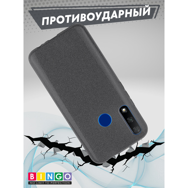 Бампер BINGO Shine для HUAWEI Honor 9X (черный)
