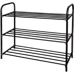 Полка для обуви Ника Комфорт 3 ЭТК3/Ч (черный)