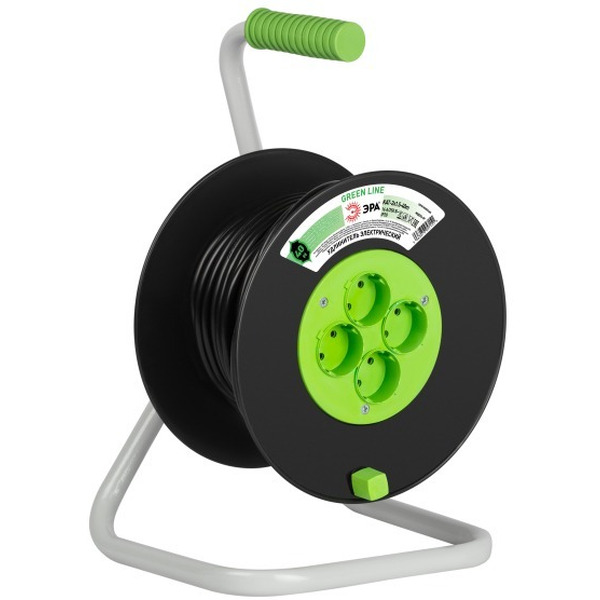 Удлинитель силовой Эра GREEN LINE KAT-2x1.5-50m