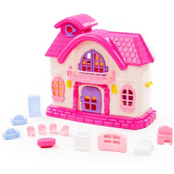 Кукольный домик Полесье Сказка с набором мебели 78261