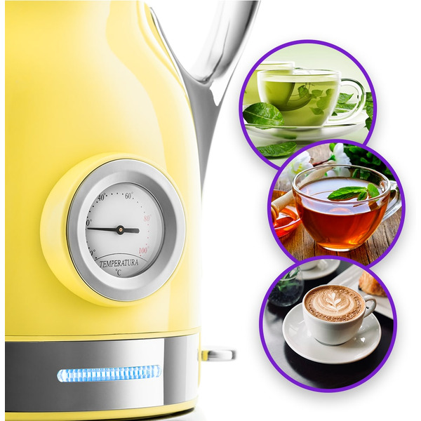 Чайник Kitfort КТ-694-3 (жёлтый)