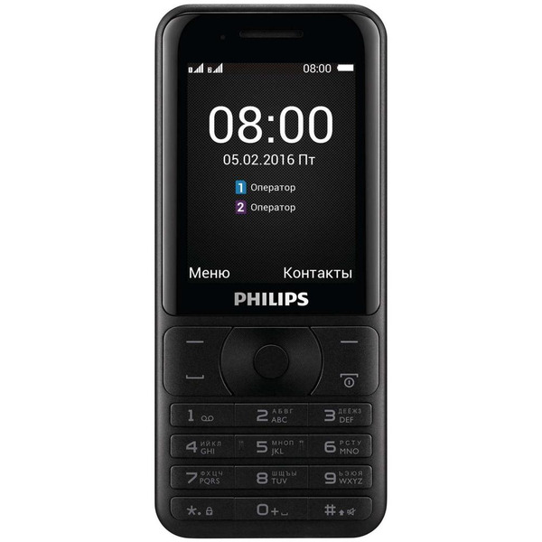 Мобильный телефон Philips E181 Xenium черный