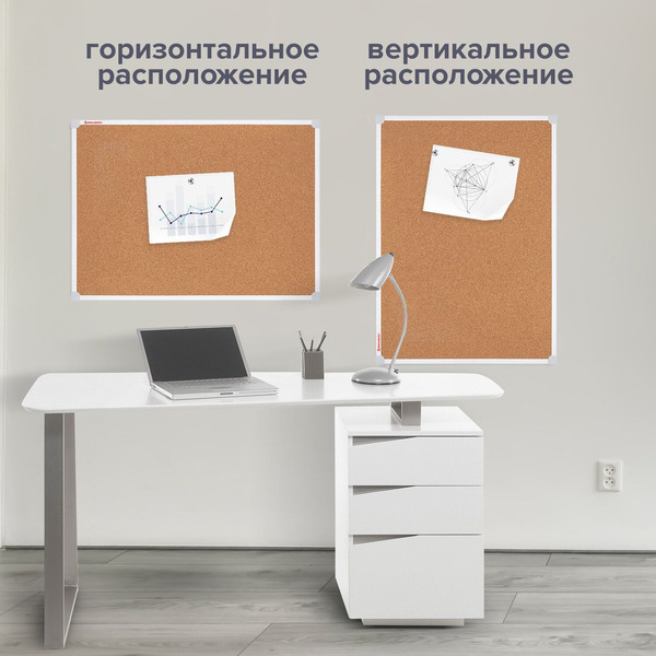 Пробковая доска BRAUBERG 238188