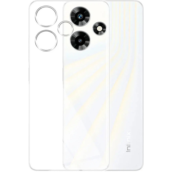 Бампер Bingo TPU для INFINIX Hot 30 Play (белый)