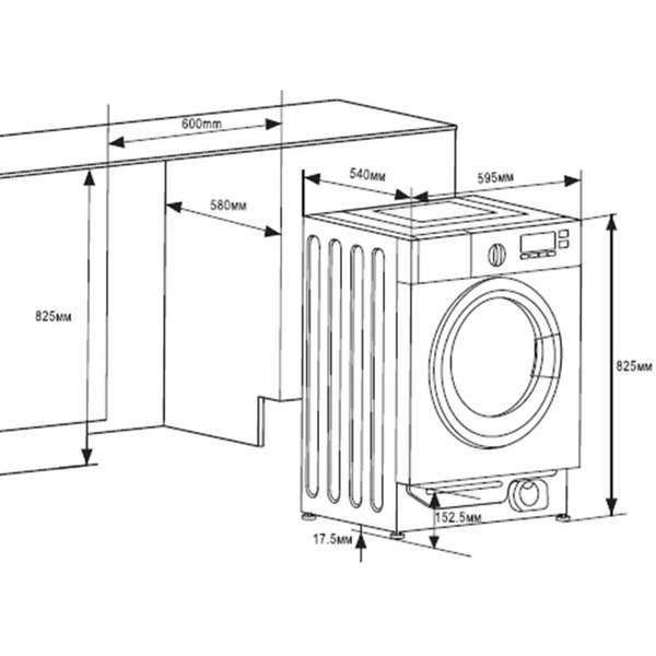 Стиральная машина MAUNFELD MBWM148S