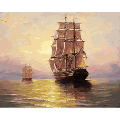 Картина по номерам Белоснежка По водной глади 162-AB