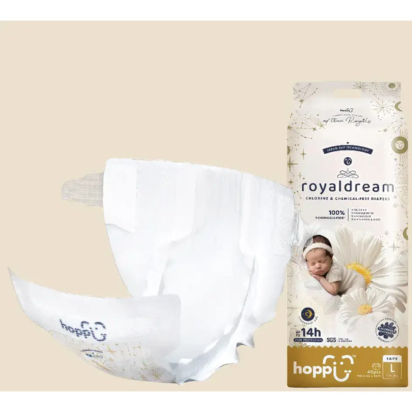 Подгузники Hoppi RoyalDream L 9-14кг HB-040-L (40шт)