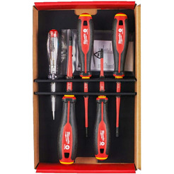 Набор отверток + тестер напряжения Milwaukee 4932478737 (VDE PZ/SL)