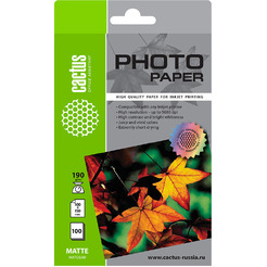 Фотобумага Cactus CS-MA6190100