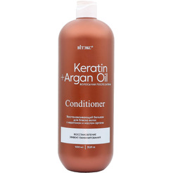 Шампунь для волос Витэкс Keratin+Argan Oil Восстанавливающий для блеска, 1000 мл