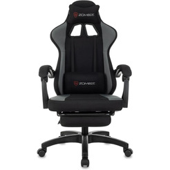 Кресло игровое ZOMBIE Weaver (черный/серый)