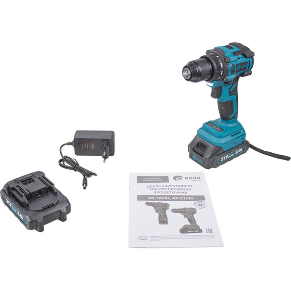 Дрель-шуруповерт Edon AD-21CBL 28013