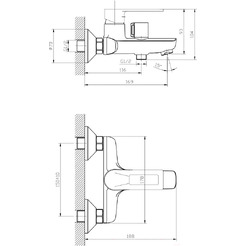Смеситель Esko Belgrade BD 54