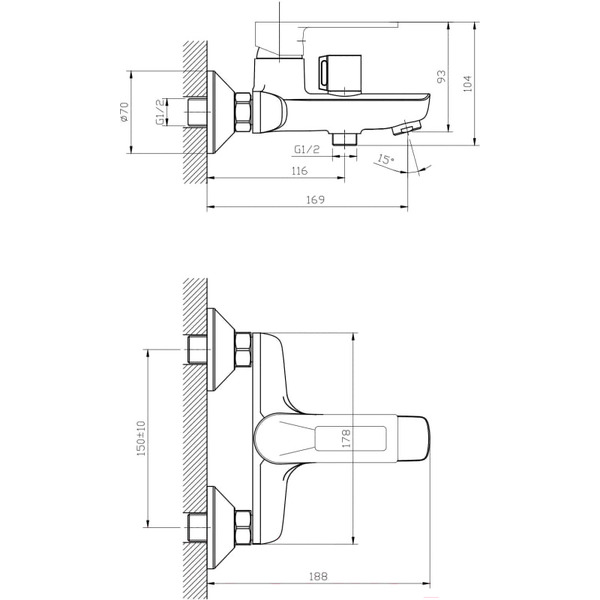 Смеситель Esko Belgrade BD 54