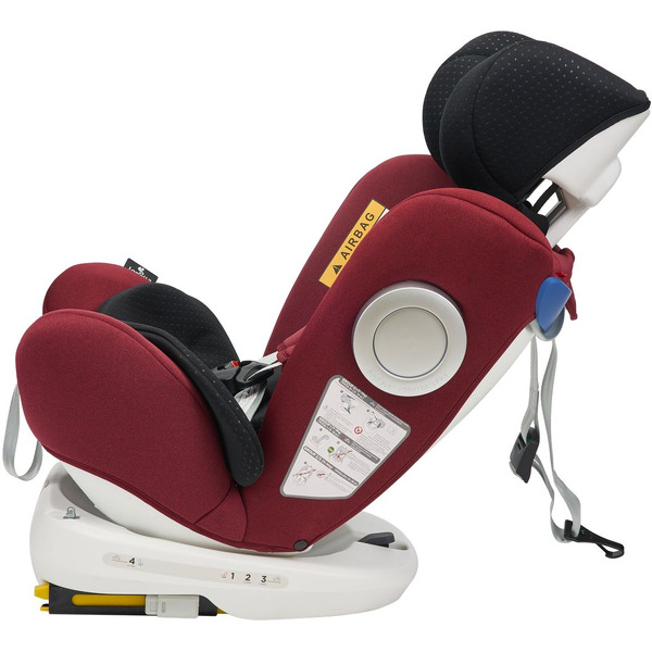 Автокресло Lorelli Lusso SPS Isofix (красный/черный)