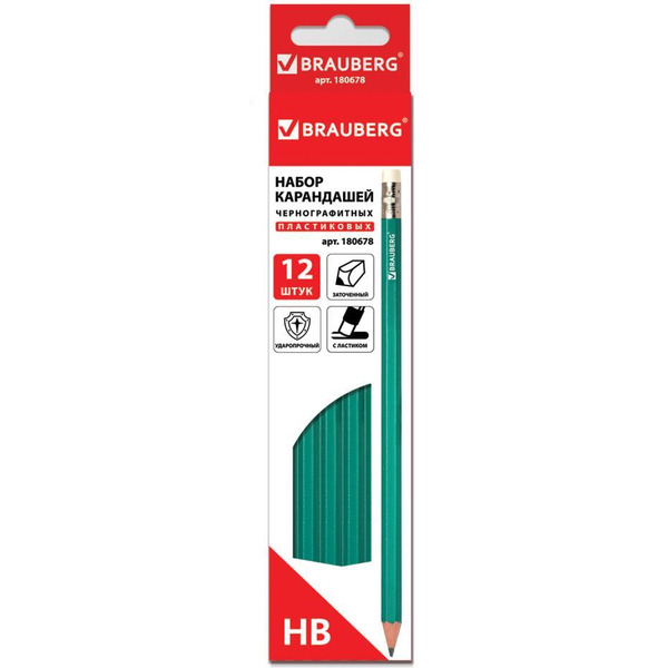 Карандаши BRAUBERG Ztx 180678 (12 шт.)