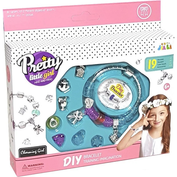 Игровой набор для создания украшений для девочек SHANTOU YISHENG Браслет шарм принцессы 868-75