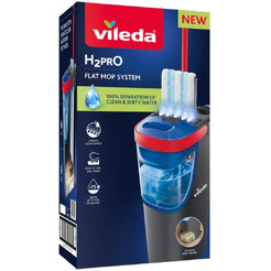 Набор для уборки с плоской шваброй Vileda H2Pro (ведро,швабра,моп)
