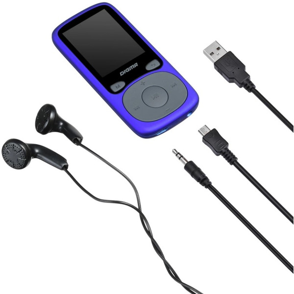 Плеер MP3 Digma B4 8GB (синий)