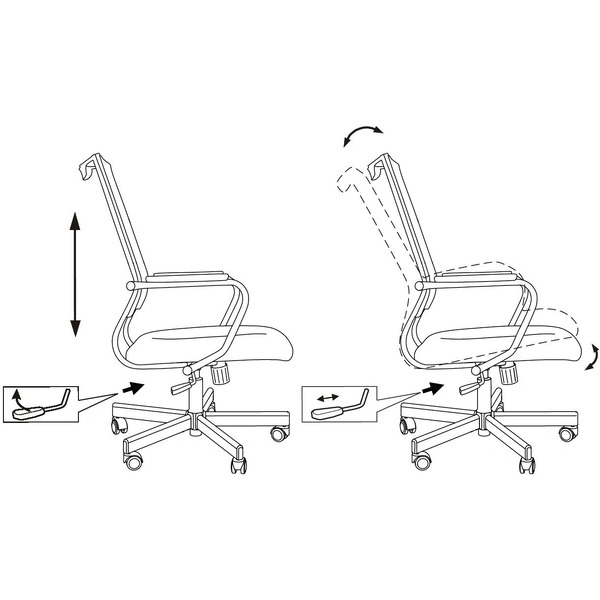 Кресло Бюрократ CH BALANCE B