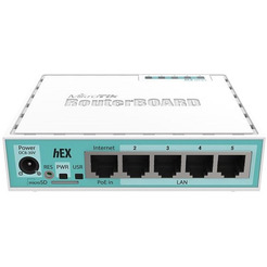 Маршрутизатор Mikrotik Hex (RB750Gr3)