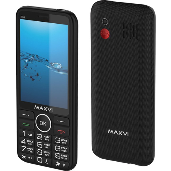 Мобильный телефон Maxvi B35 (черный)