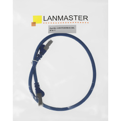 Кабель Lanmaster LAN-PC45/S6-0.5-BL