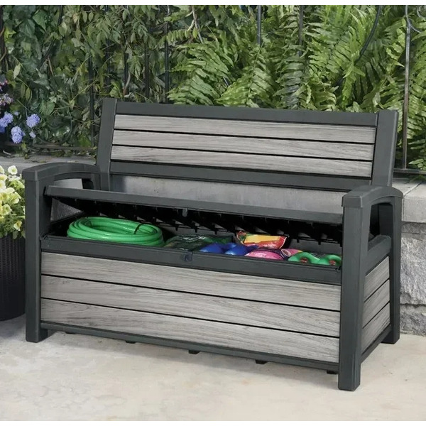 Скамья Keter Deco Bench 261848 (серый)