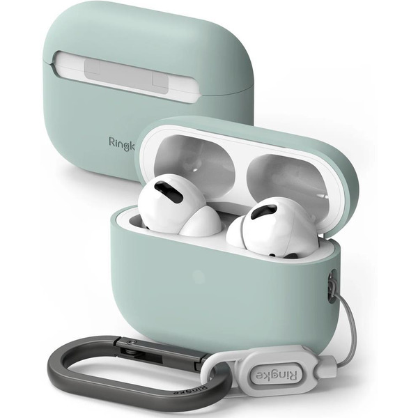 Чехол RINGKE SILICONE для APPLE AIRPODS PRO 1 / 2 SEAFOAM