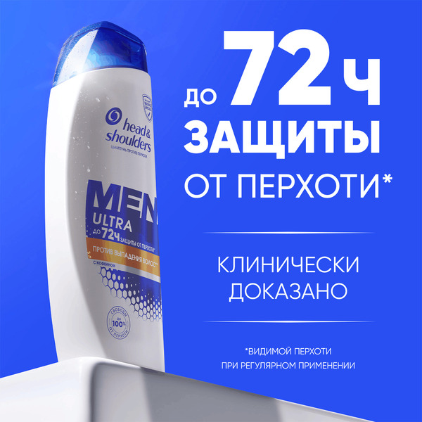 Шампунь для волос Head & Shoulders против выпадения волос, 360 мл