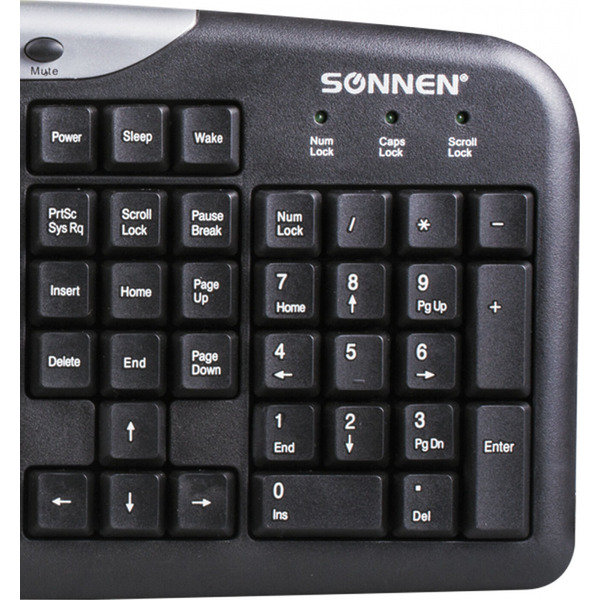 Набор проводной SONNEN KB-S110