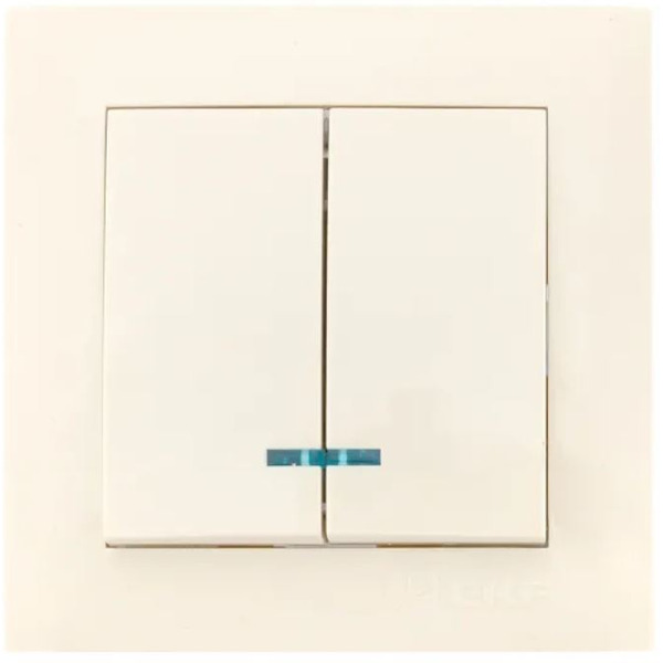 Выключатель EKF PROxima Валенсия EWV10-123-20 (кремовый)