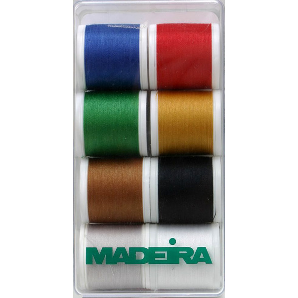 Набор ниток AEROFIL MADEIRA полиэстер №120, 400м, 8 цветов 8017