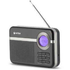 Радиоприемник настольный Vitek VT-3592 черный