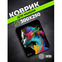 Коврик для мыши Cactus Color Paint (CS-MPC-D08M)