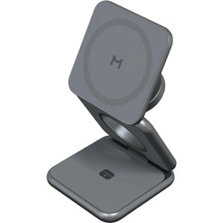 Беспроводное зарядное Magssory Fold Pro 3 в 1 WCH063 (темно-серый)