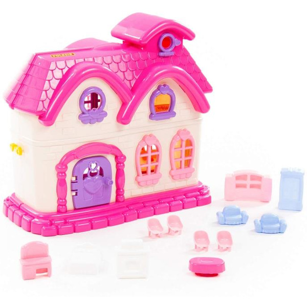 Кукольный домик Полесье Сказка с набором мебели 78261