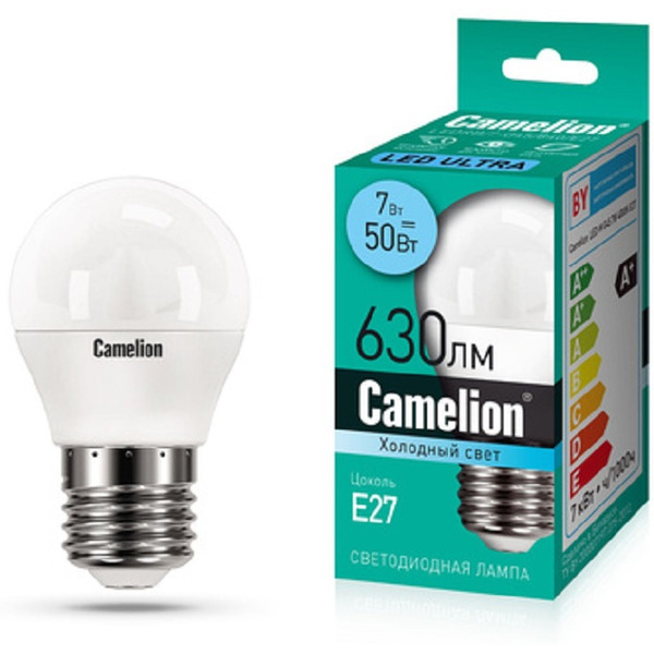 15056 LEDRB/7-C35/840/E27 (Эл.лампа светодиодная 7Вт 220В, LED-M C37 7W 4000K E27) Camelion