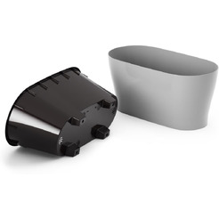 Горшок цветочный Альтернатива Лея М8591 (серый)