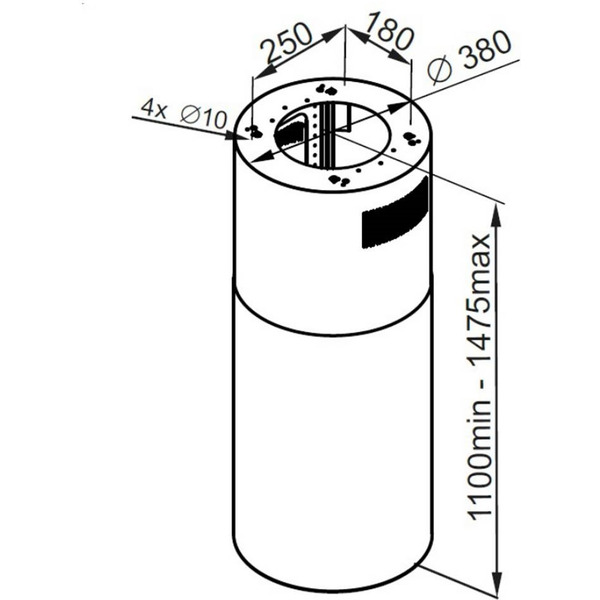 Вытяжка MAUNFELD Lee Push 39 (нержавеющая сталь)