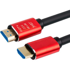 Шнур аудио-видео RETIC HDMI-HDMI 2.0 золото 3м