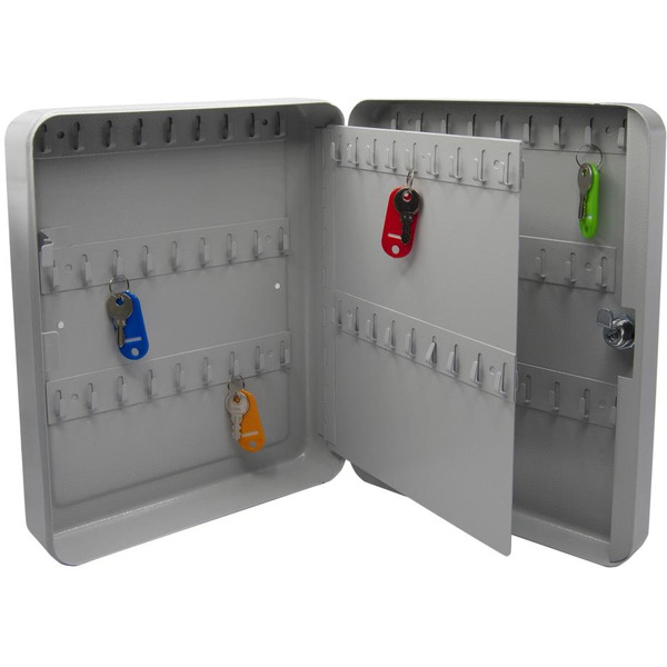 Шкафчик для ключей Silwerhof на 90 ключей (серый)