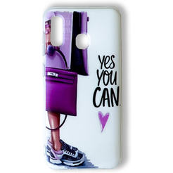 Задняя накладка CASE Print Samsung Galaxy A20 / A30 Девушка