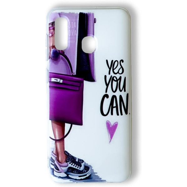 Задняя накладка CASE Print Samsung Galaxy A20 / A30 Девушка